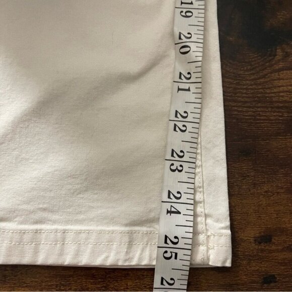 Toad&Co Earthworks Kick Flare Pant Women's Size 10 ivory cream organic cotton - Picture 12 of 13